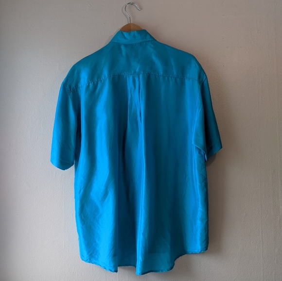 Daniel Hecter 100% Silk Shirt - Picture 6 of 7
